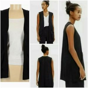 Madewell Coffeehouse Sweater Vest Lightweight Blac